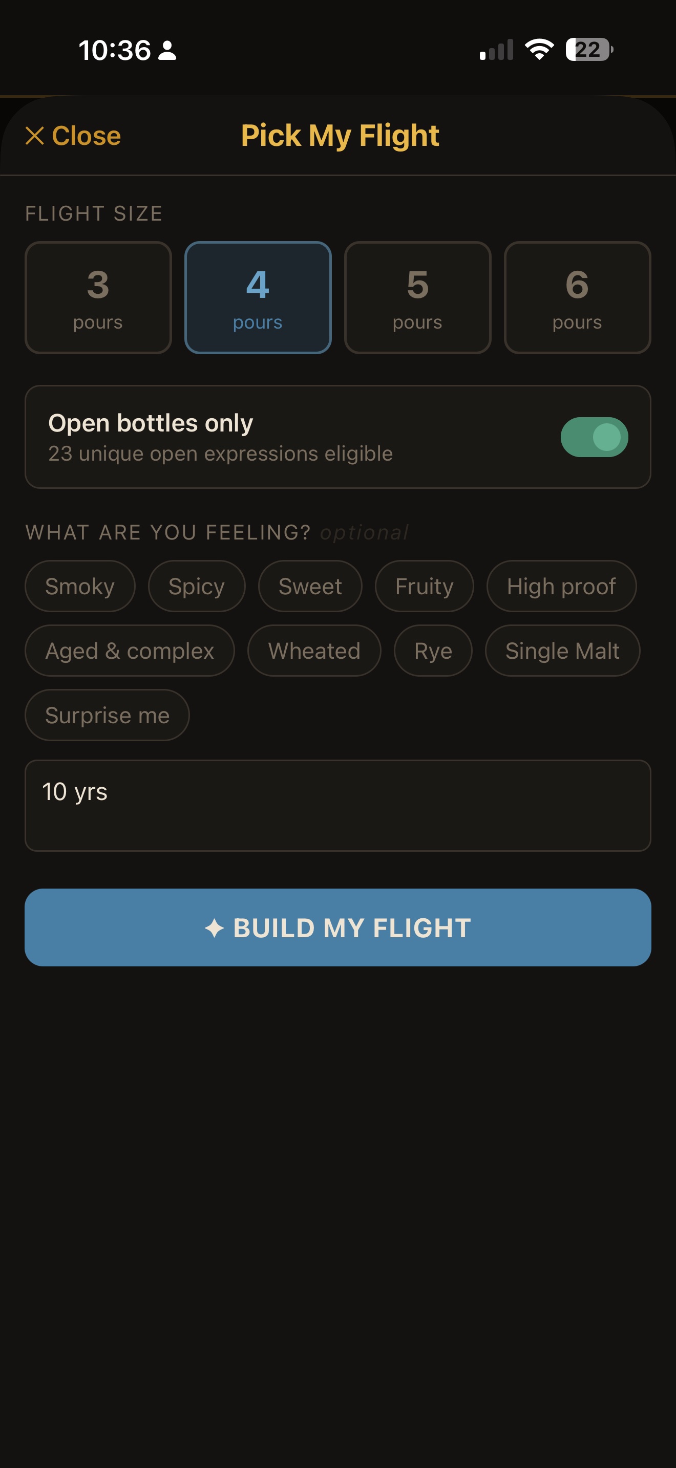Flight builder